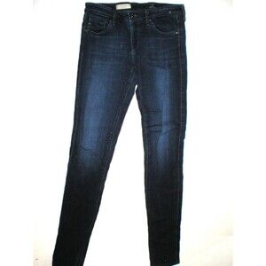 New 26 Legging AG Jeans Pants Soft Super Skinny Dark Blue Womens Pockets USA